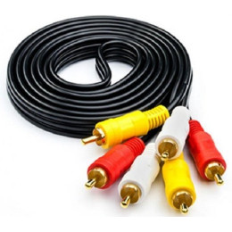 Кабель Atcom 3RCA to 3RCA пакет 3 м (10712)