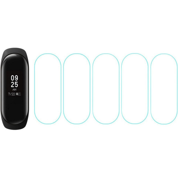 Набор защитных гидрогелевых глянцевых пленок DM для Xiaomi Mi Band 5 (5 шт)