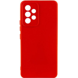 Чохол Silicone Cover Lakshmi Full Camera для Samsung A73 A736 Red