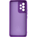 Чохол Silicone Cover Lakshmi Full Camera для Samsung A73 A736 Purple