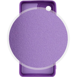 Чохол Silicone Cover Lakshmi Full Camera для Samsung A73 A736 Purple