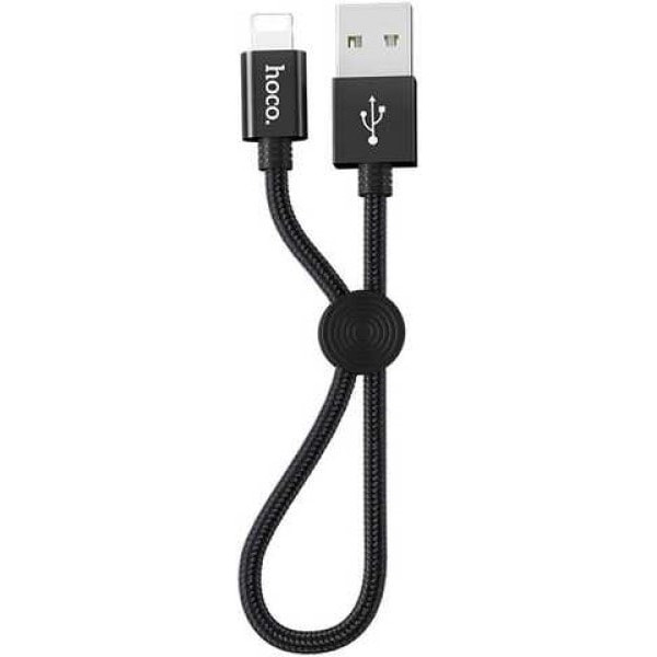 Кабель Hoco X35 Premium USB to Lighning 0.25m Black
