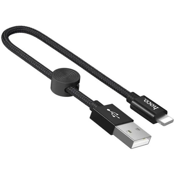 Кабель Hoco X35 Premium USB to Lighning 0.25m Black