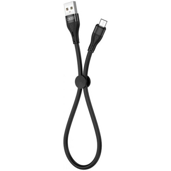Кабель XO NB179 USB to Micro 2.4A 0.25m Black