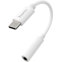 Аудио-переходник Hoco LS30 Type-C to 3.5 mm White