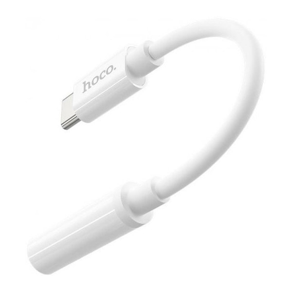 Аудио-переходник Hoco LS30 Type-C to 3.5 mm White