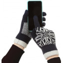 Рукавички ArmorStandart Touch Gloves Snowflake с орнаментом Blue