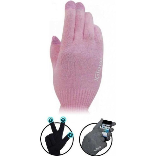 Перчатки iGlove для сенсорных экранов Pink