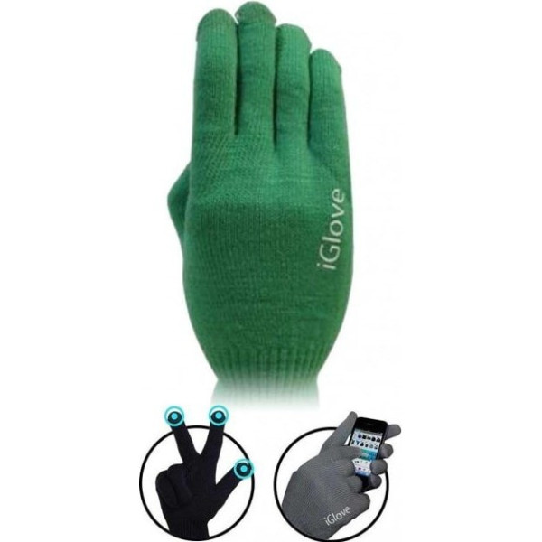 Перчатки iGlove для сенсорных экранов Green