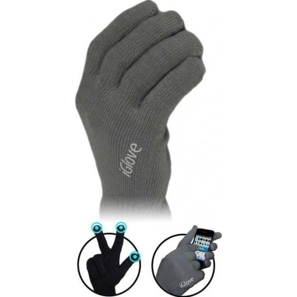 Перчатки iGlove для сенсорных экранов Dark Grey