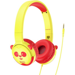 Наушники Hoco W31 Childrens Yellow/Red