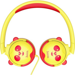 Навушники Hoco W31 Childrens Yellow/Red