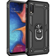 Чохол Getman Serge Ring for Magnet для Samsung A02 A022 Black