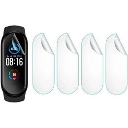 Набор защитных гидрогелевых матовых пленок DM для Xiaomi Mi Band 5 (5 шт)