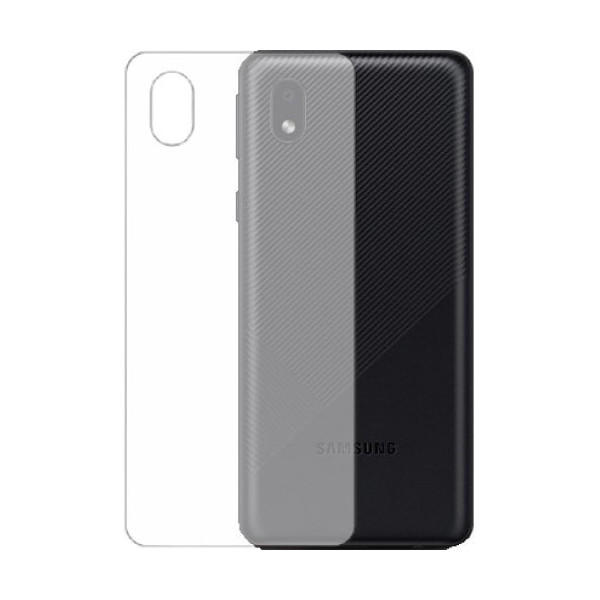 Задняя защитная гидрогелевая пленка DM для Samsung A01 Core Глянцевая