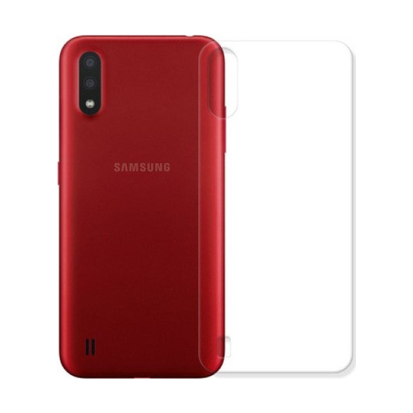 Задняя защитная гидрогелевая пленка DM для Samsung A01 Глянцева