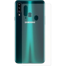 Задняя защитная гидрогелевая пленка DM для Samsung A20S Глянцевая