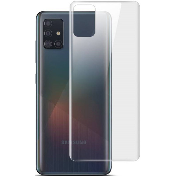 Задняя защитная гидрогелевая пленка DM для Samsung A51 Глянцевая