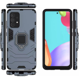 Чехол Transformer Ring for Magnet для Samsung A72 Metal Slate