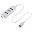 USB HUB Voltronic DNS-HUB4-OW, 4хUSB2.0, White (DNS-HUB4-OW/19155)
