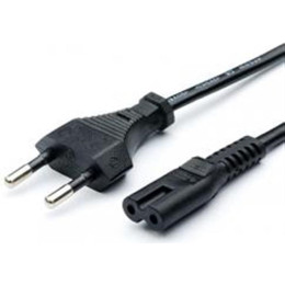 Кабель живлення для ПК Atcom CEE 7/16 - IEC C7 2 pin 0.5мм 3м (16348)