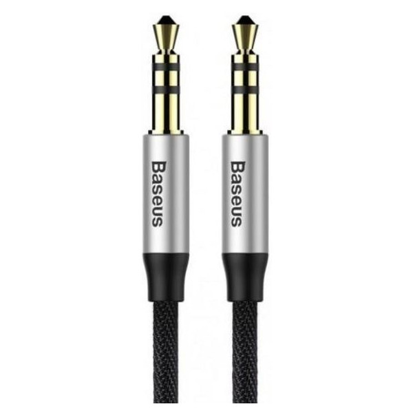 AUX Кабель Baseus Yiven M30 1M Silver/Black