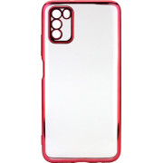 Чохол силіконовий з глянцевою окантовкою для Poco M3 Red