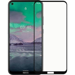Защитное стекло для Nokia 3.4 Black Premium