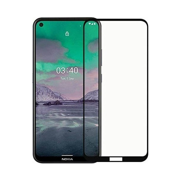 Захисне скло для Nokia 3.4 Black Premium
