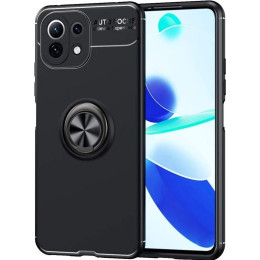 Чехол Deen ColorRing для Xiaomi Mi 11 Lite/11 Lite 5G Black