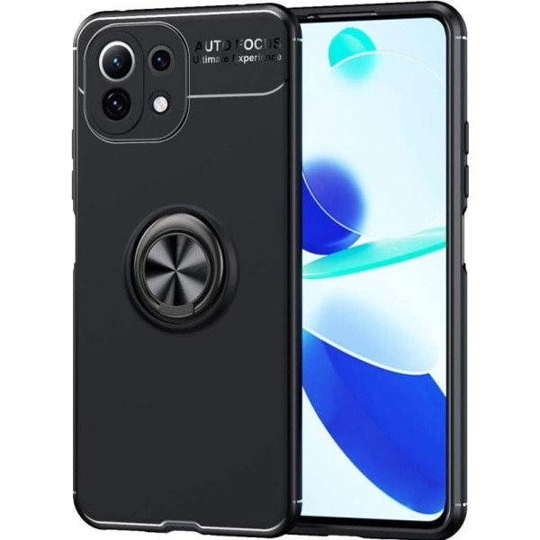 Чехол Deen ColorRing для Xiaomi Mi 11 Lite/11 Lite 5G Black