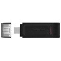 Флеш память Kingston DataTraveler 70 128GB Type-C Black (DT70/128GB)