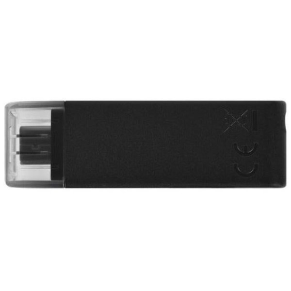 Флеш память Kingston DataTraveler 70 128GB Type-C Black (DT70/128GB)