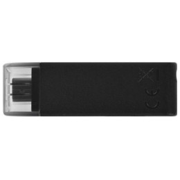 Флеш память Kingston DataTraveler 70 128GB Type-C Black (DT70/128GB)