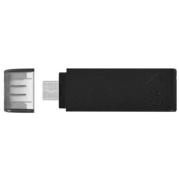 Флеш память Kingston DataTraveler 70 128GB Type-C Black (DT70/128GB)