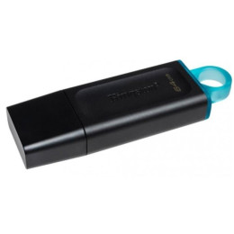Флеш пам'ять Kingston DT Exodia 64GB USB 3.2 Black/Teal (DTX/64GB) 2