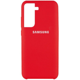 Silicone Case для Samsung S21 Plus Red