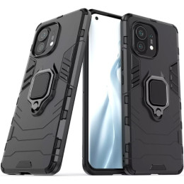 Чехол Transformer Ring for Magnet для Xiaomi Mi 11 Black 2