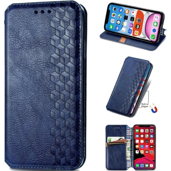 Чехол-книжка Getman Cubic для Xiaomi Mi 11 Blue
