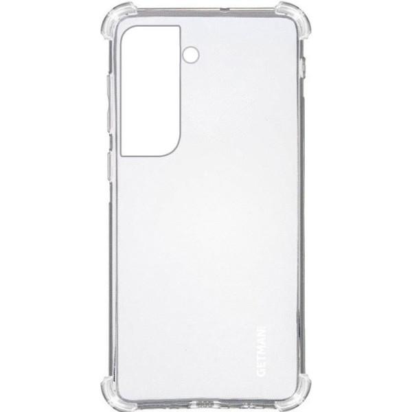 Чохол Getman з посиленими кутами для Samsung S21 Plus прозорий