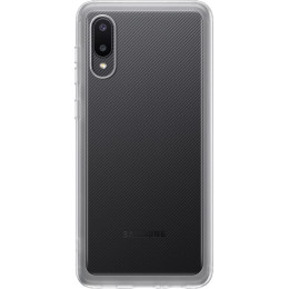 Чехол для Samsung Galaxy A02 A022 прозрачный 2