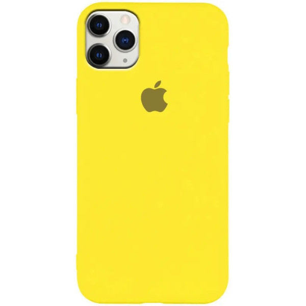 Silicone Case iPhone 11 Pro Max Neon Yellow