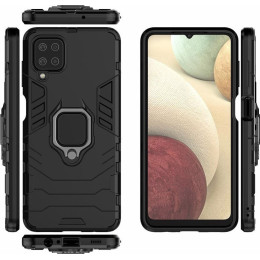 Чехол Transformer Ring for Magnet для Samsung A42 Black
