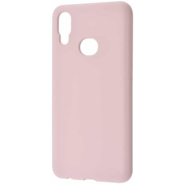 Silicone Case Samsung A10S Light Pink