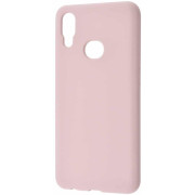 Silicone Case Samsung A10S Light Pink