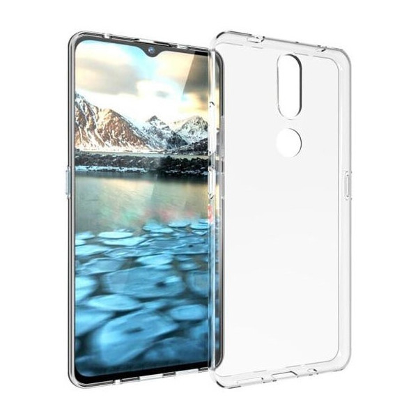 Чехол силиконовый для Nokia 2.4 прозрачный