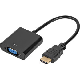 Адаптер Atcom HDMI to VGA (M/F) 0.1 м Black (9220)