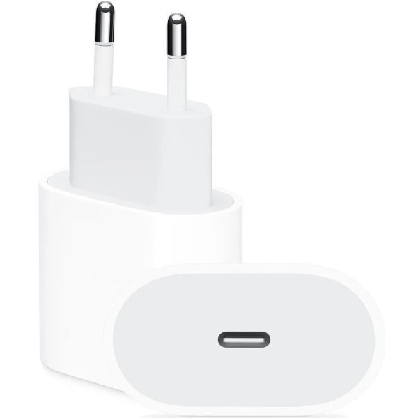 Сетевое зарядное устройство Apple Power Adapter 20W USB-C White (MHJE3ZM/A)