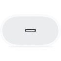 Сетевое зарядное устройство Apple Power Adapter 20W USB-C White (MHJE3ZM/A)