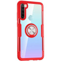 Чехол Deen Crystal Ring Xiaomi Redmi Note 8 бесцветный/Red